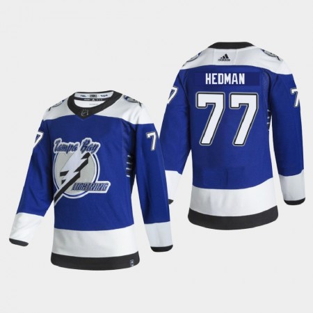 Dresovi Tampa Bay Lightning Victor Hedman 77 2020-21 Reverse Retro Authentic - Muške Dresovi Tampa Bay Lightning Victor Hedman 77 2020-21 Reverse Retro Authentic - Muške